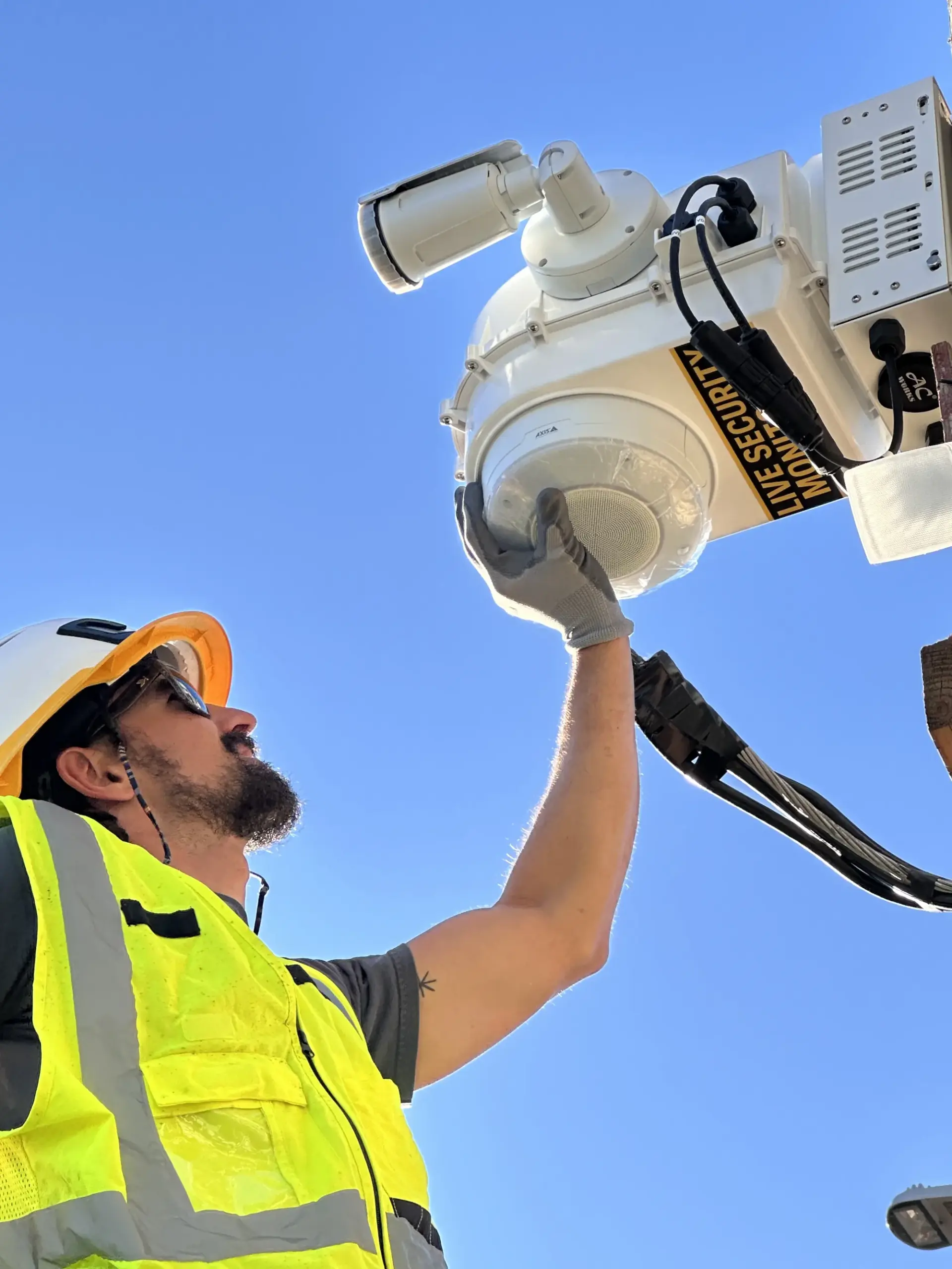 Camrentz Security Camera Rental - Worker At Construction Site