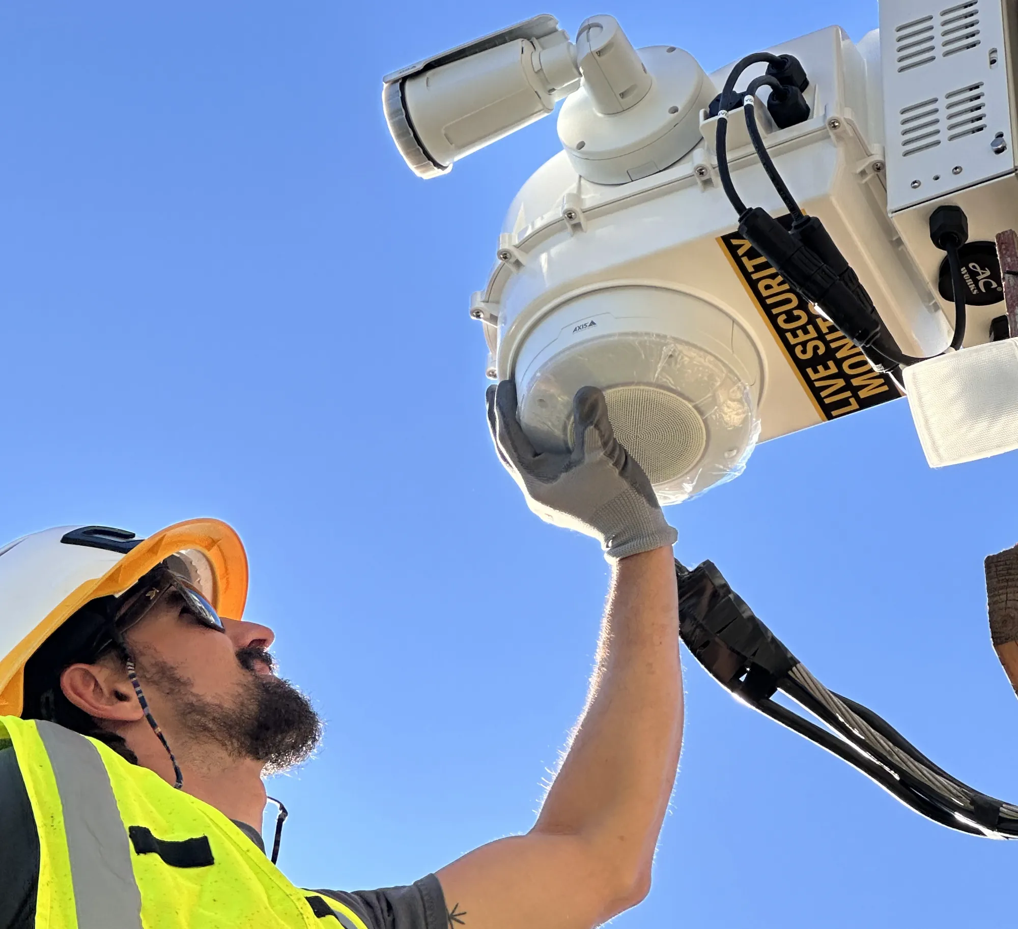 Camrentz Security Camera Rental - Worker At Construction Site